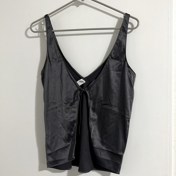 Parade Sunday tie back cami, Blackened Pearl Gray, size extra small - Picture 6 of 8